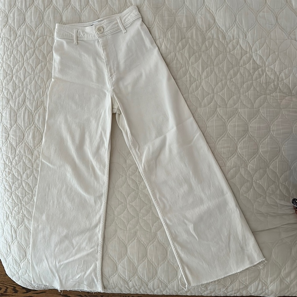 Zara High-Waisted Marine Jeans